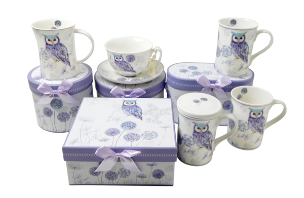 luxusni porcelan sovy